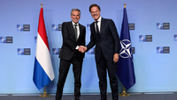 Prime Minister of the Netherlands visits NATO