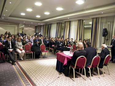 Young professionals in foreign policy debate with NATO