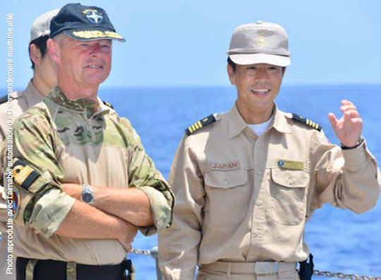 Closer cooperation: counter-piracy is one area
where NATO works with partners.