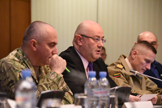 Georgian defence minister attends multinational workshop on Non-Commissioned Officers