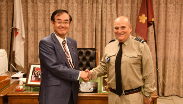 The Chairman of the NATO Military Committee commends Japan for long-term Partnership