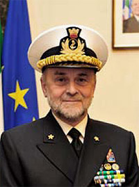 Admiral Luigi Binelli Mantelli, Chief of Defence of Italy