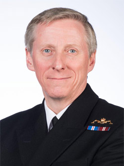 Vice Admiral Ian Corder CB, UK Military Representative to NATO