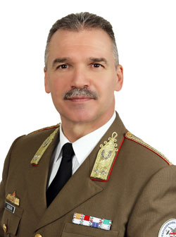 Major General László Domján, Military Representative of Hungary