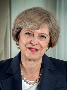 The Rt Hon Theresa May MP, Prime Minister of the United Kingdom